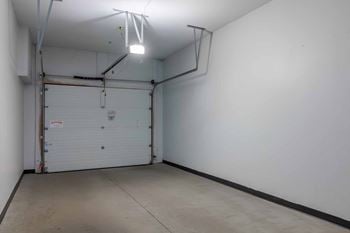 Inside the garages